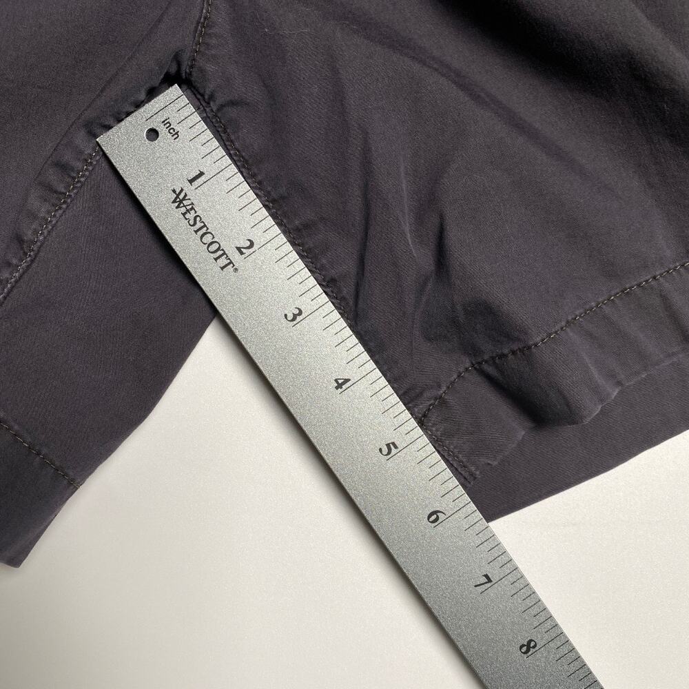 Abercrombie & Fitch XS Stretch Pull On Shorts Zip Pocket Dark Gray - Picture 4 of 11